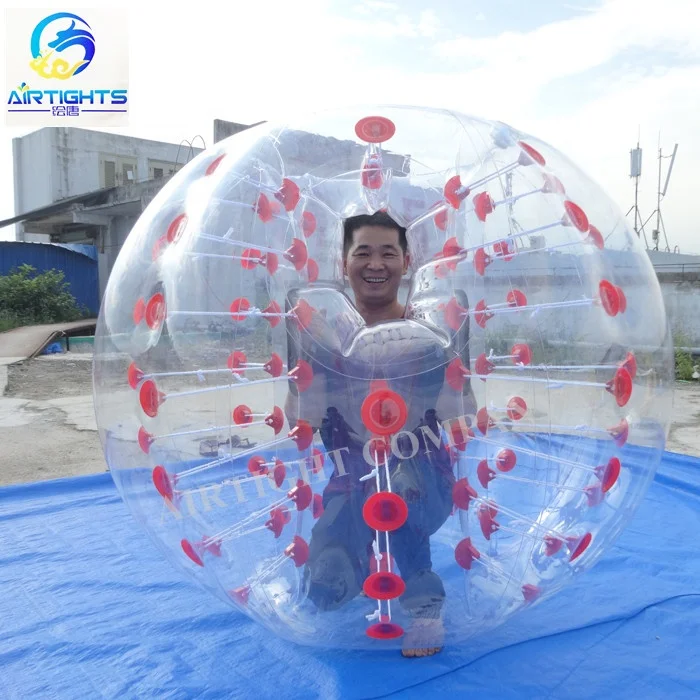 

Latest Craze Human Zorb Adult Size PVC Inflatable Bumper Soccer with a Front Window