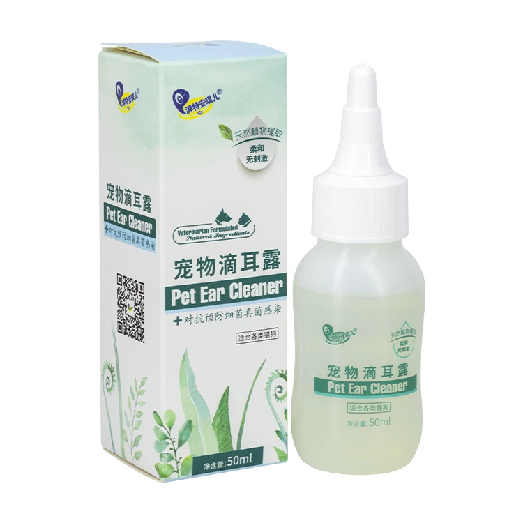 

Pet Care Products Ear Drops Cleaning Dogs Cats Ear Mite Cleaner Dog Ear Cleaner