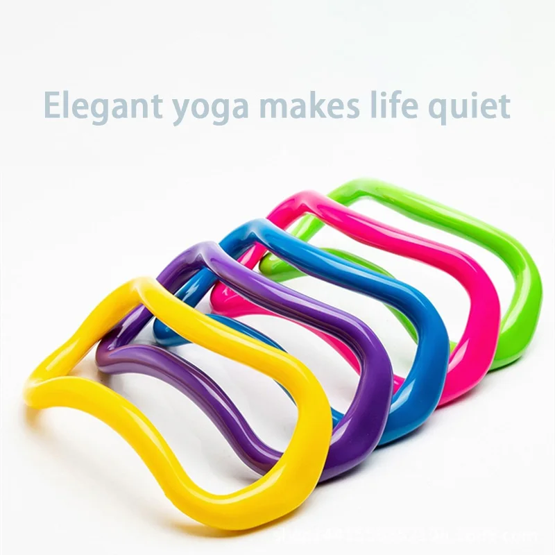 

Yoga Gym Exercise Circle Pilates Workout Fitness Training Ring Equipment Support Muscle Relax Shoulder Back Arm