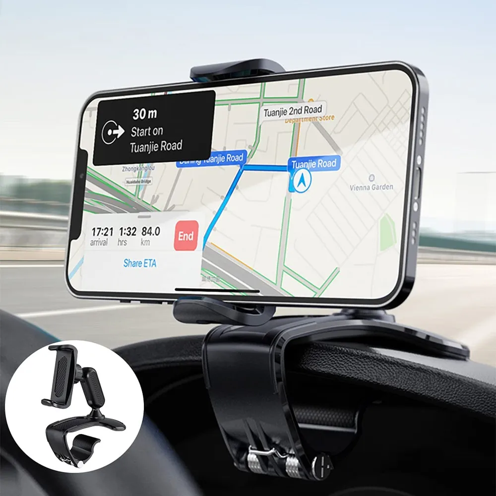 

New Universal 360 Degree GPS Navigation Phone Holder For Mobile Phone Holder Mount Suporte Do Telefone Do Carro Car Phone Holder