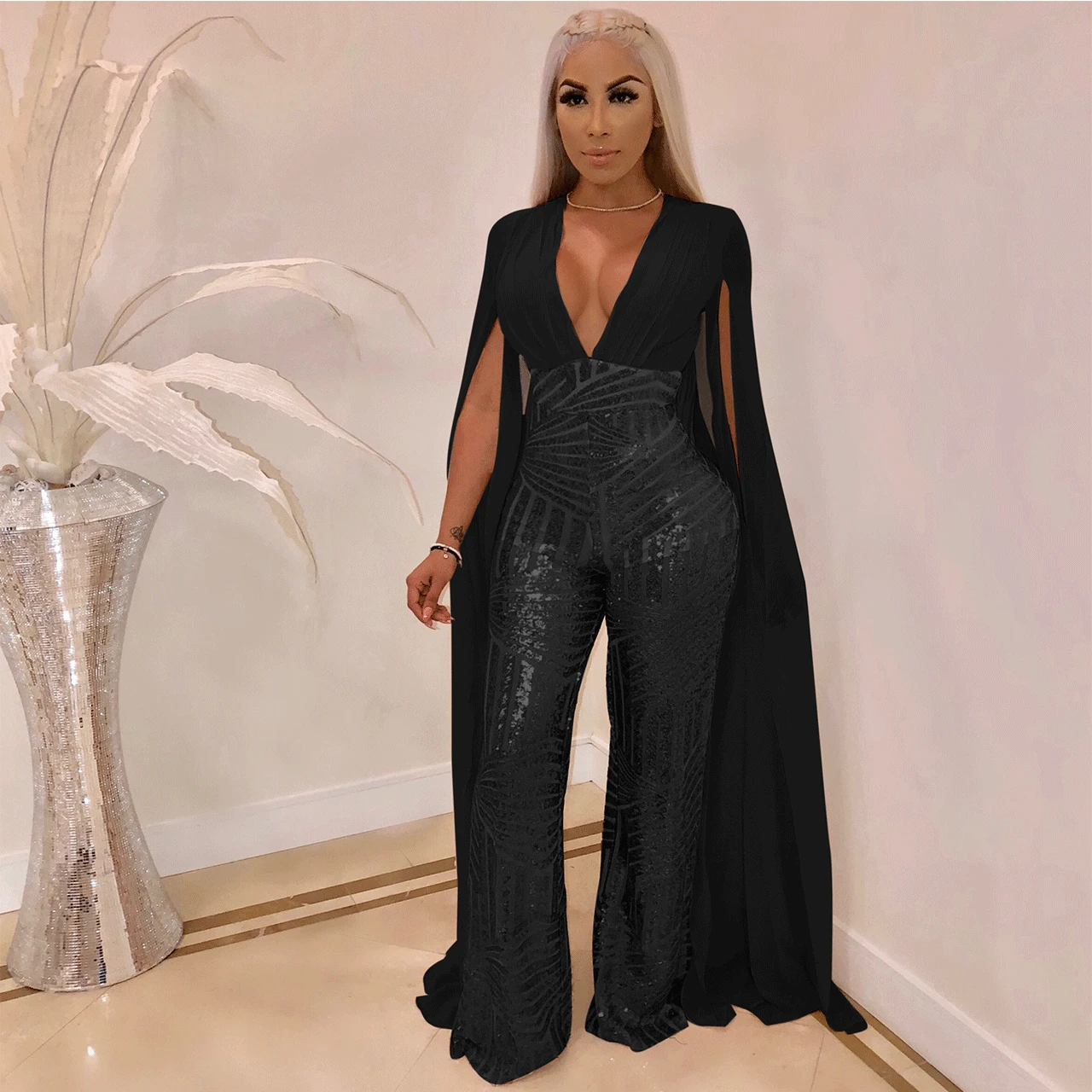 evening wear tops and pants