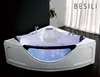 Indoor New Style Modern Spa Corner Acrylic Bath Tub Whirlpool Hot Tub Massage Bathtub Price
