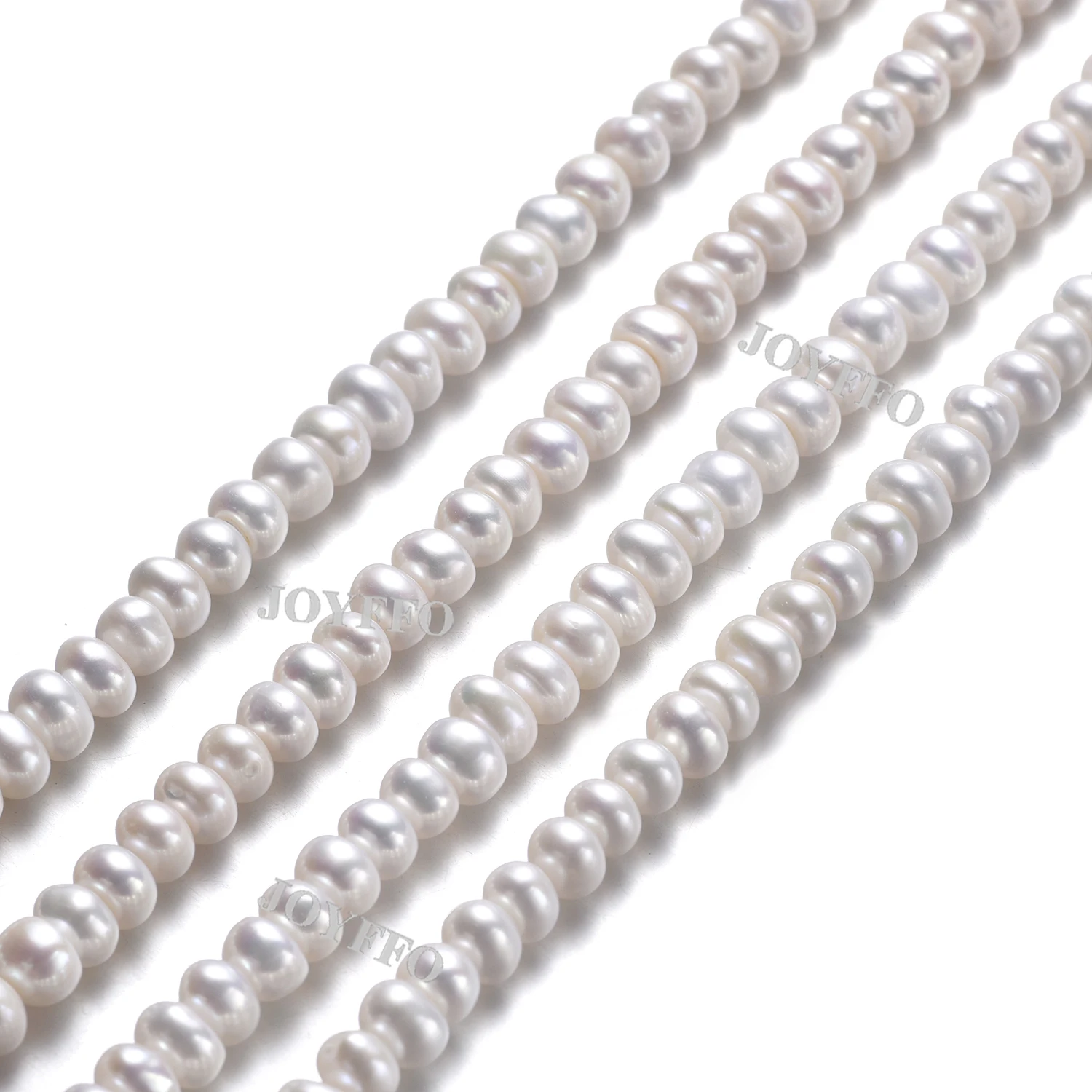 

2020 Simple Delicate Pearl Necklace Raw Pearl Strand Loose Beads For Wedding Party Bride Custom Pearl Bangle Bracelet Earrings, Picture