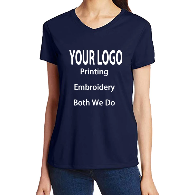 
bulk wholesale v round neck women t shirt , custom printing plain 100% cotton women tshirt with your logo 