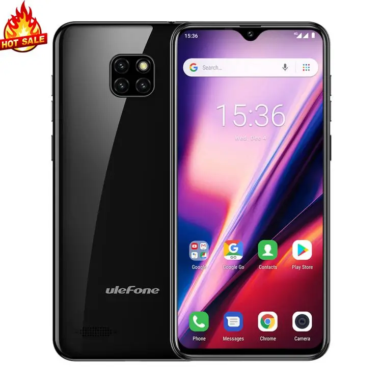 

2021 Wholesale Ulefone Note 7T ram 2GB rom 16GB Face ID Id Triple Back Cameras 6.1 inch 4g Mobile Android Smartphones Celulares