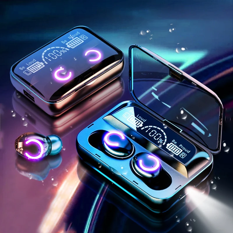 

f9-47 tws Wireless Earphone with Microphone Sports Waterproof Wireless Headphones Headsets Touch Control Music Earbuds