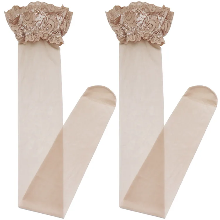 

Hot sale women soft comfortable mature nylon knee-high silk stockings