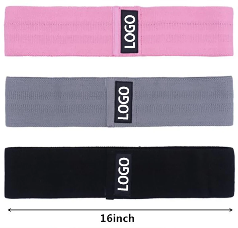 

2021 Lofty New Arrival Custom logo Printed Gym Resistance Band Yoga Elastic Fitness Hip Resistance Bands set, Customized color