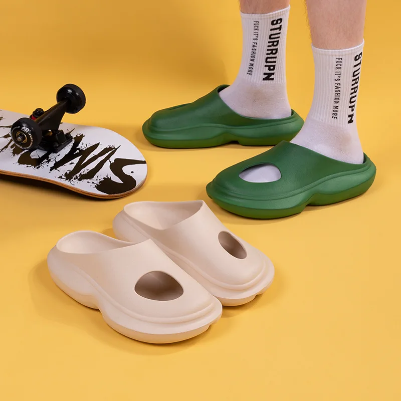 

Fashion Trend Street men's slippers Soft Comfortable summer wear trend fashion EVA sandals, Picture