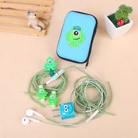 

Cartoon design I-phone data cable protector earphone protector woven wires protector for Iphone