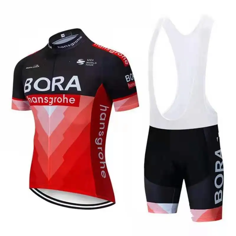 

Men's Cycling Jersey Set Reflective Quick Dry Biking Shirt and 3D Padded Cycling Bike Shorts set