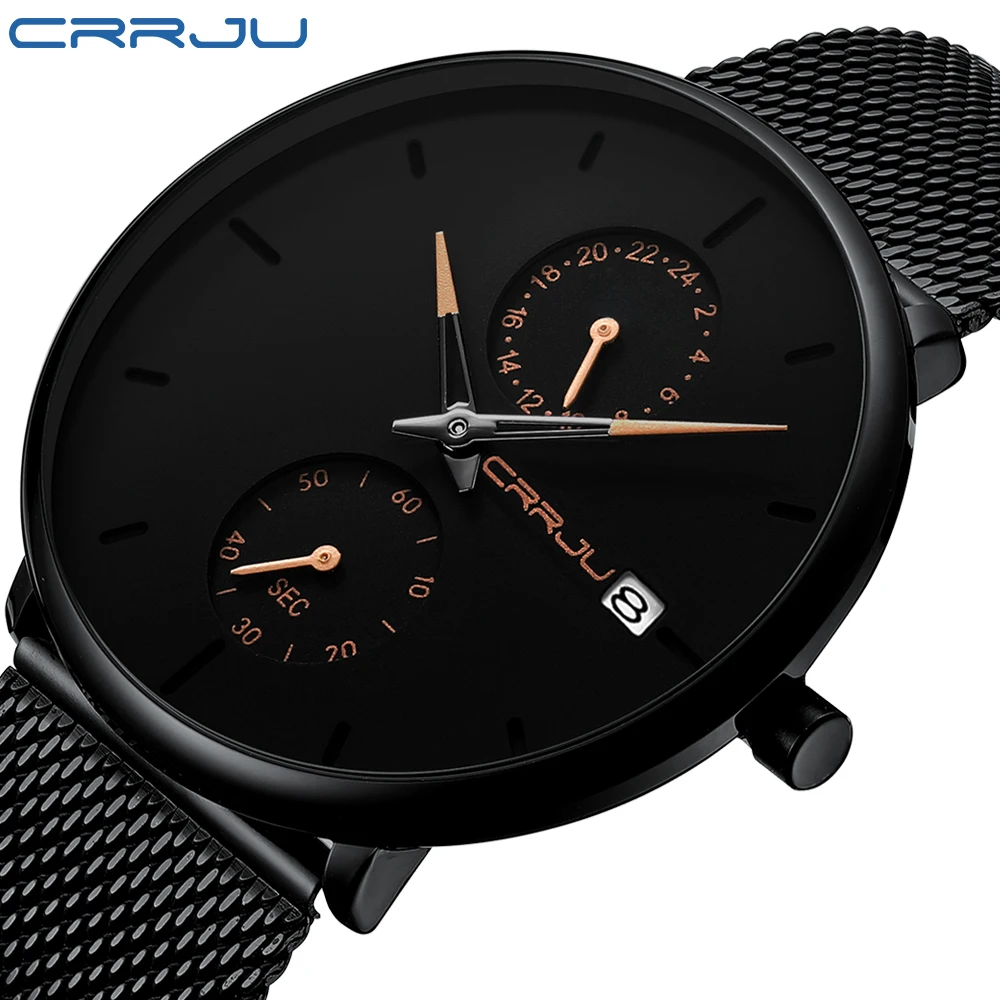 

original factory Fashion luxury brand Quartz Casual Slim Mesh Steel minimal watch