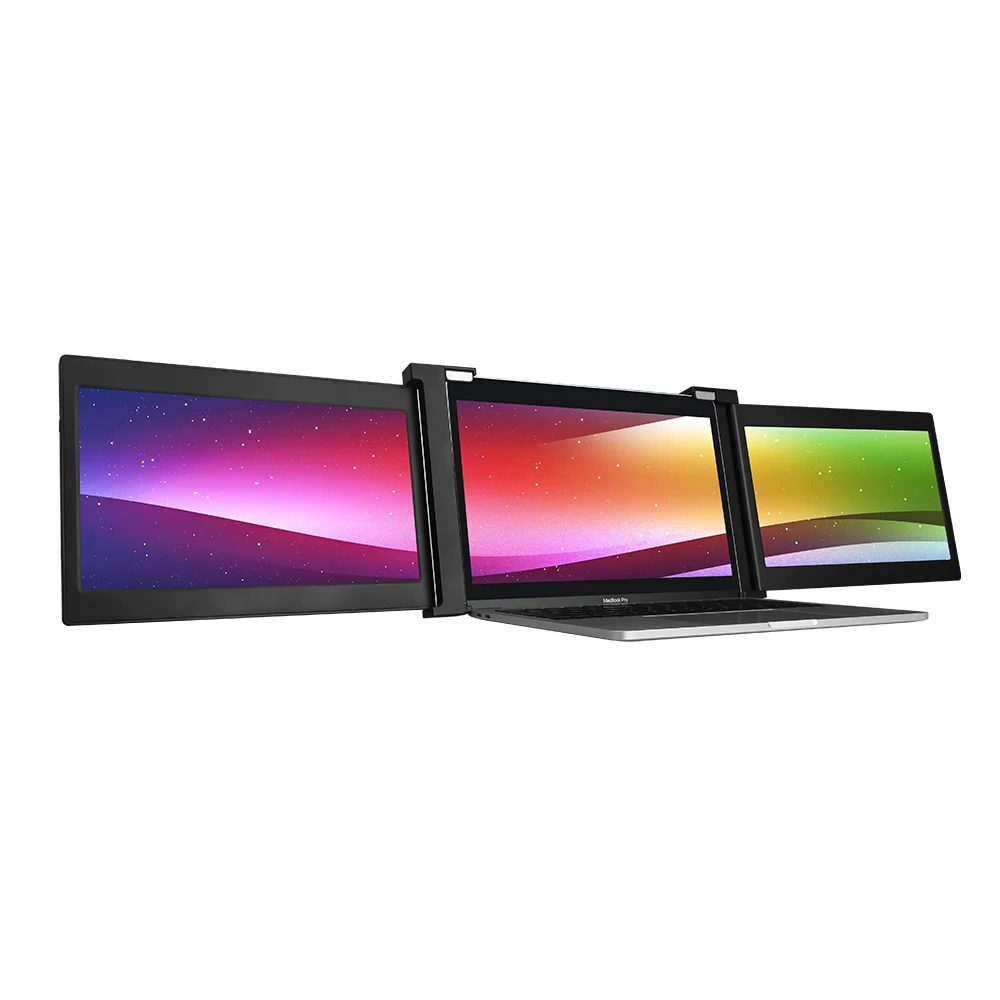 

2021 New Design USB Type C 1080P IPS HDR slim dual trio triple screen laptop monitor