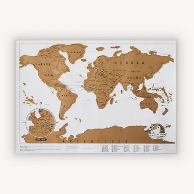 
Amazon hot sale world map scratch custom design 