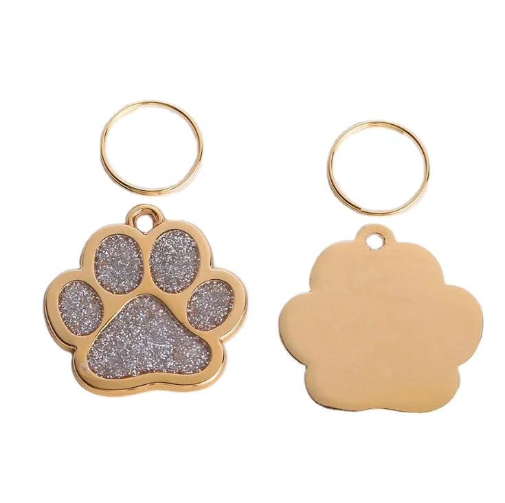 

Personalized Collar Pet ID Tag Engraved Pet ID Name for Cat Puppy Dog Tag Pendant Keyring Pet Accessories, Red/green/blue/purple/pink/light purple/silver/gold