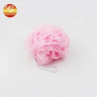 

Bath ball sponge Nylon puff plastic mesh shower bath body foam baby microfiber puff shower net flower for baby