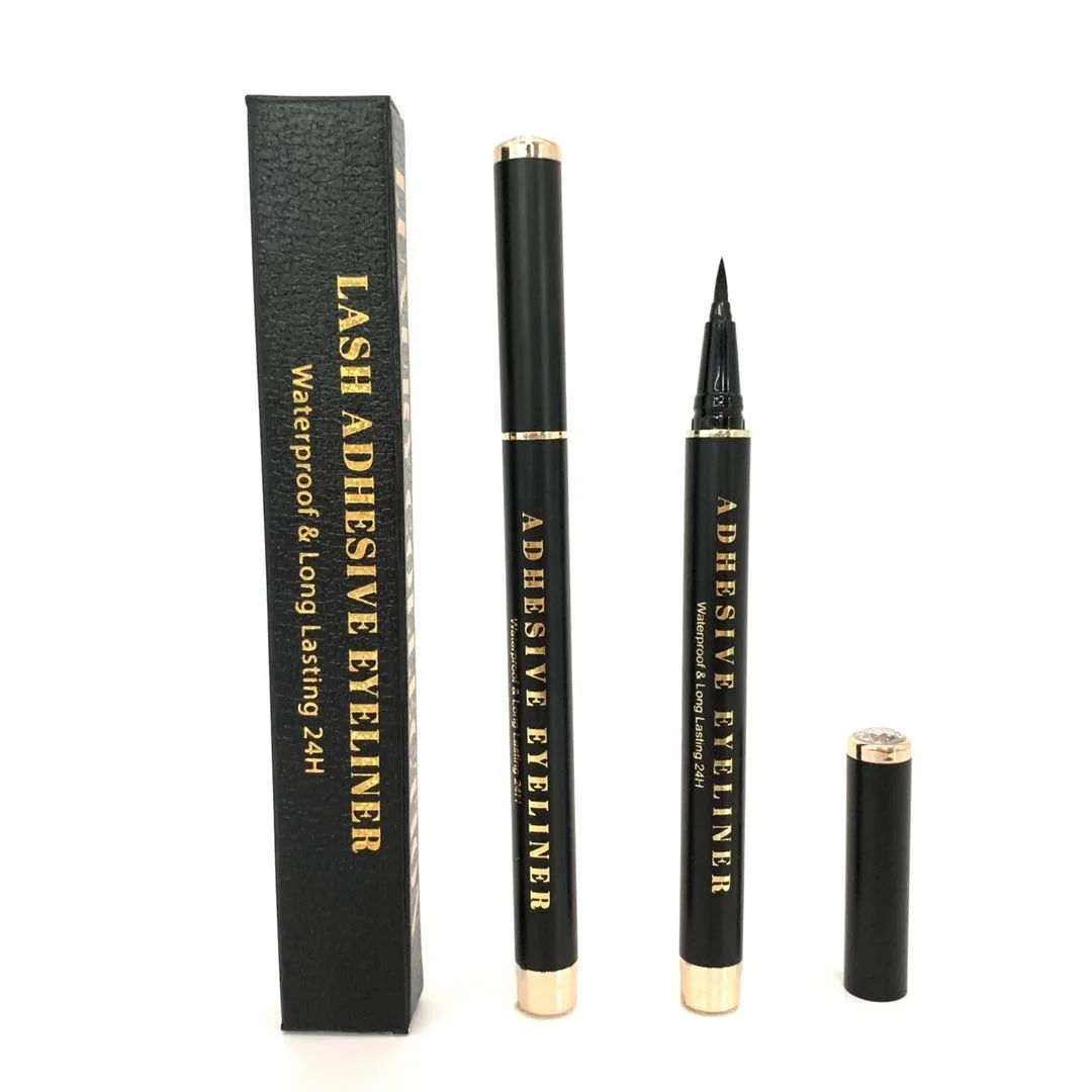 

Wholesale Private Label Gel Vegan Pastel Waterproof Pen Magic Color Water Activated Pencil Lash Glue Adhesive Liquid Eyeliner