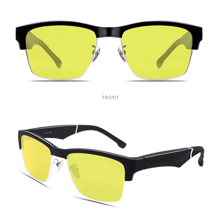 
bluetooth Smart eye glasses with anti-blue light lens polarized sun lens 