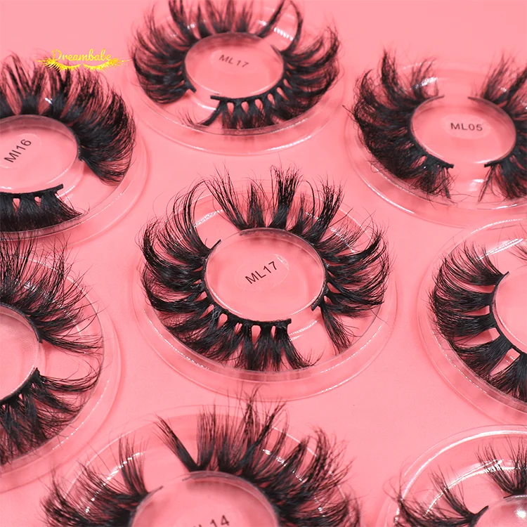 

2020 Handmade Custom Lash Paaging 3D Faux Serian Mink Eyelashes, Black