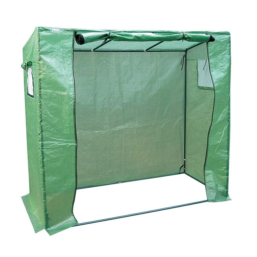 

Garden Portable Tomato Greenhouse 200x77x169/150cm, Green/white