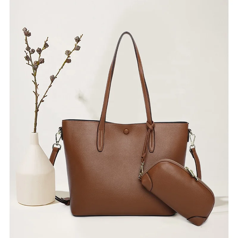 

LIKEBAG Fashion luxurious tote bag large capacity bag ladies women shoulder tote bag with Portable wallet