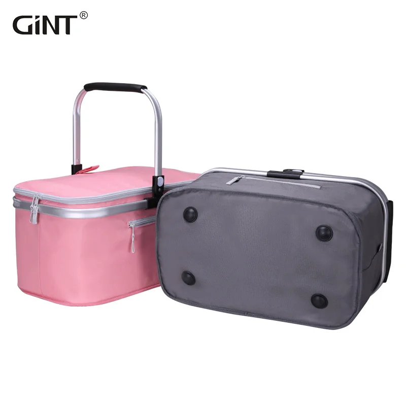 

2021 Popular Durable Cooler Bag Aluminium Layer Cooler basket For food delivery outdoor picnic 600 D PVC Material, Customized color