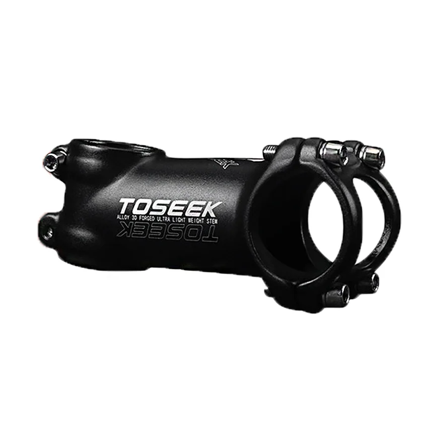 

TOSEEK Factory Hot Selling MTB/Road Bicycle Handlebars Stem 7 Degree Ultralight Aluminum Alloy Black Matte Stem for Cycling