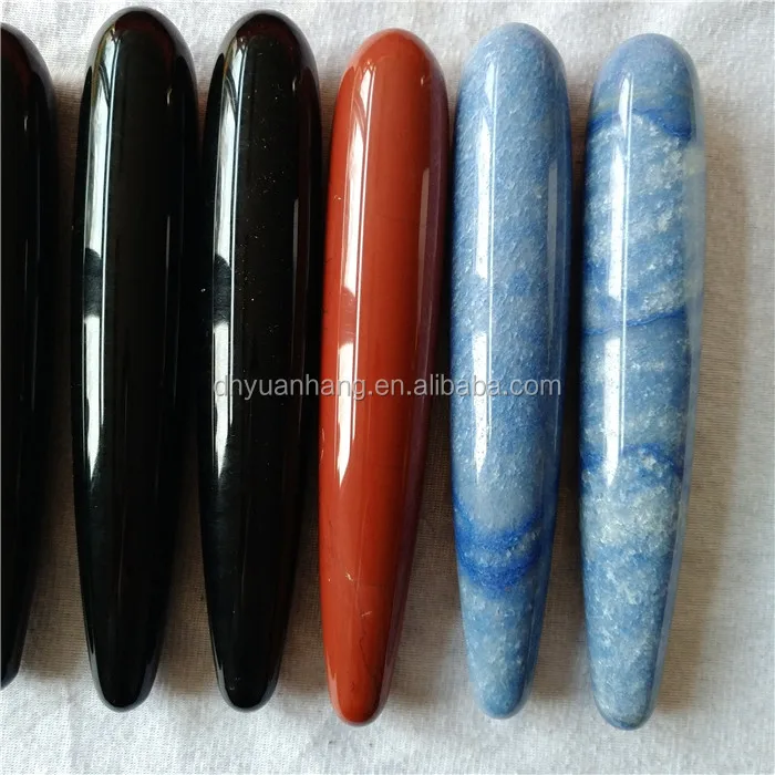 Different Shape Rose Quartz Crystal Healing Massage Yoni Eggs Wand For 