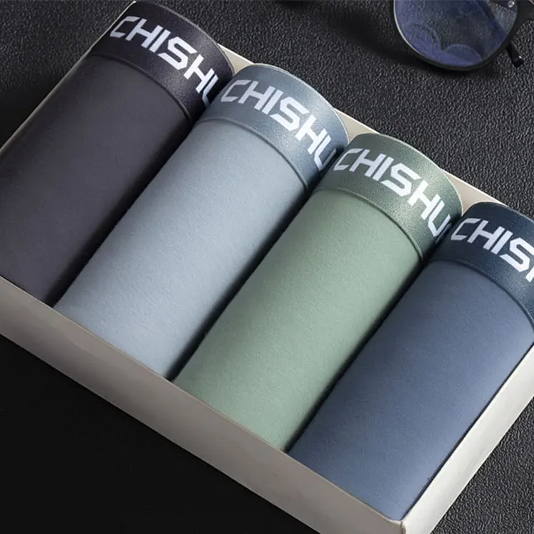 

Men's underwear Cotton New Flat Pants Men's Loose and Comfortable Pure Color Men's Boxer Pants