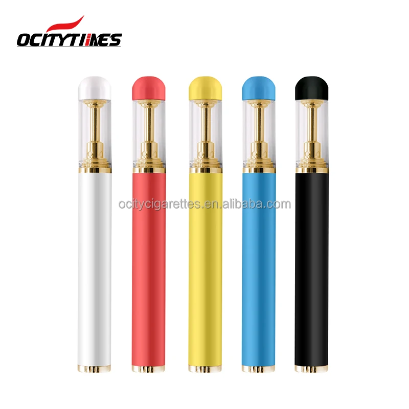 

Ocitytimes golden color no moq cbd vape electronic cigarette, Golden/silver/black/oem color