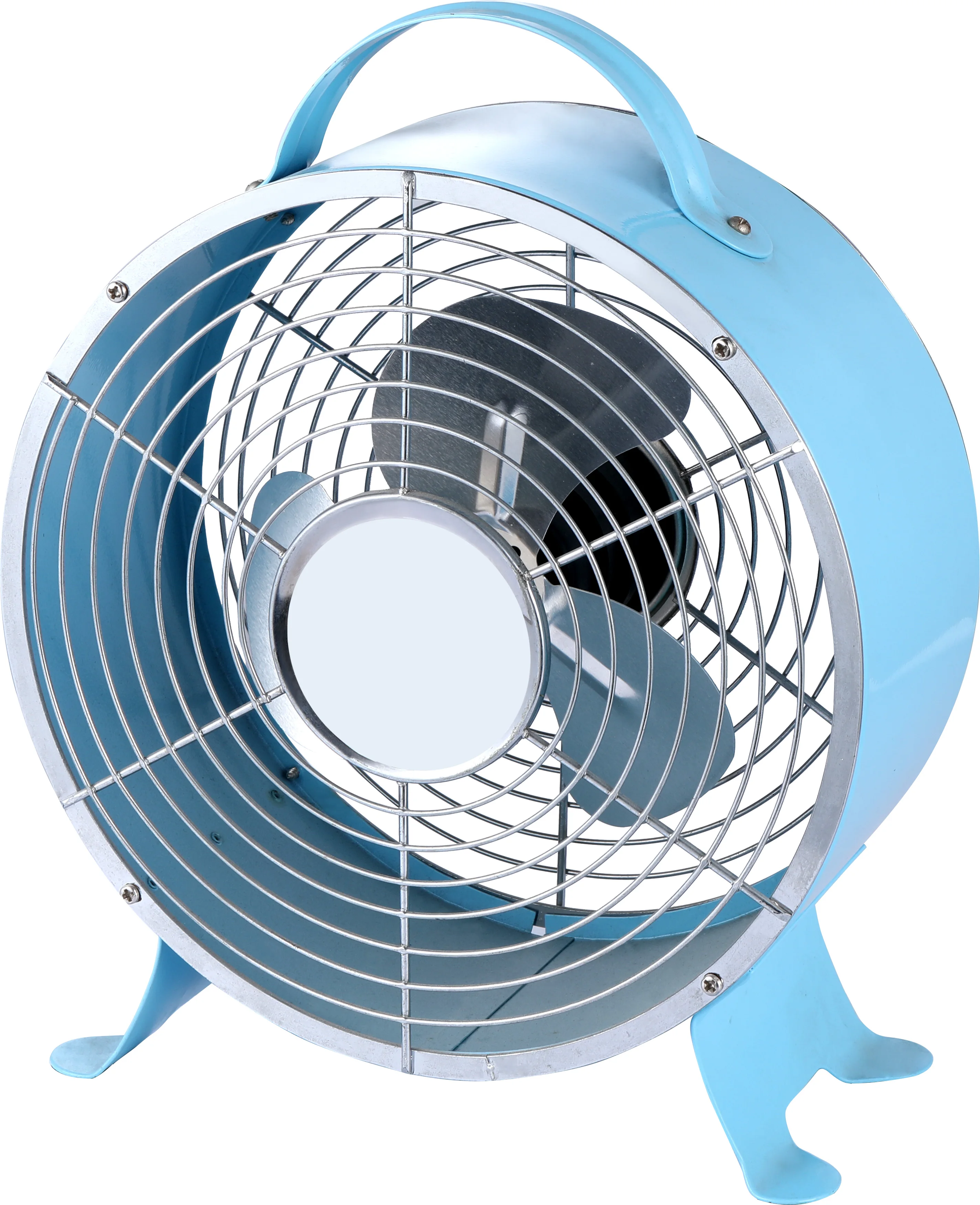 8 Inches Retro Desk Fans Clock Fans Table Fans With Dc Or Ac Motor Hj