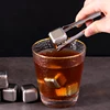 Custom Whiskey Wine Chilling Stones Reusable Stainless Steel Ice Cubes for Drinks