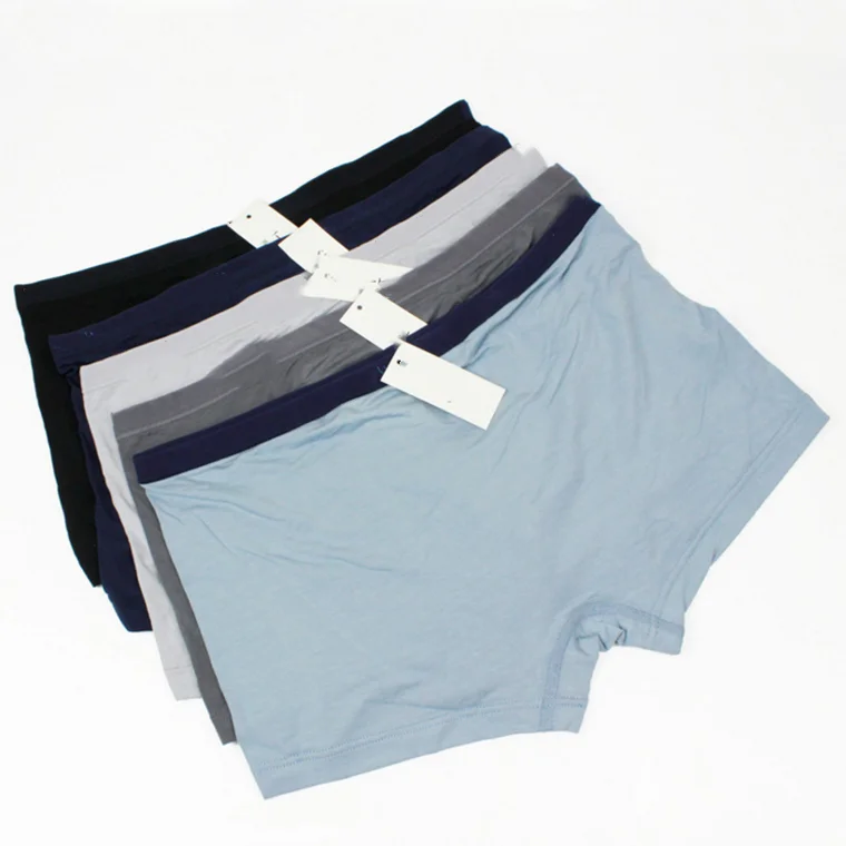 

Amazon Hot Sale fashion popular Black and Grey Color Men's Woven Boxer Shorts