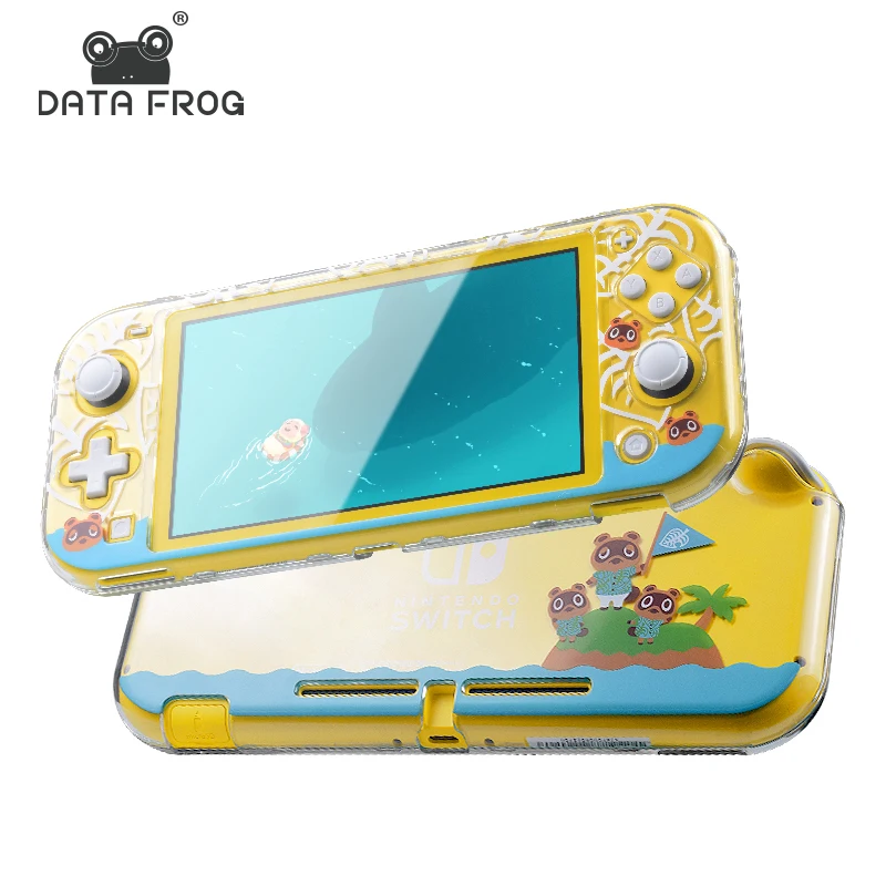 

DATA FROG Transparent Hard Case For Nintendo Switch Lite Console Animal Crossing Protection Cover for NS Switch lite Accessories