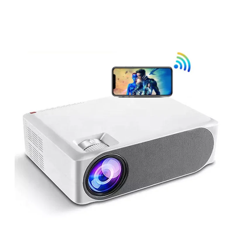 

Factory outlet Mobile projection M19 6000 High Lumens Native 1080p Full HD 4K LCD LED Video Portable Home Theater Projector