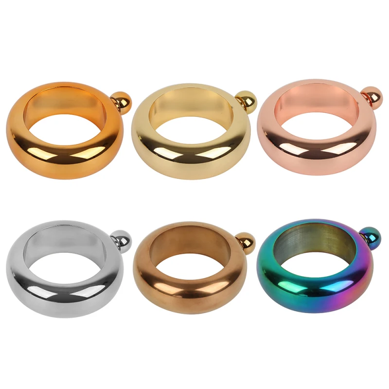 

CL314 1PC Stainless Steel Bracelet Flasks Flagon Drinking Pot Kitchen Wine Pocket Container Portable Wine Whisky Hip Flasks, 6 colors