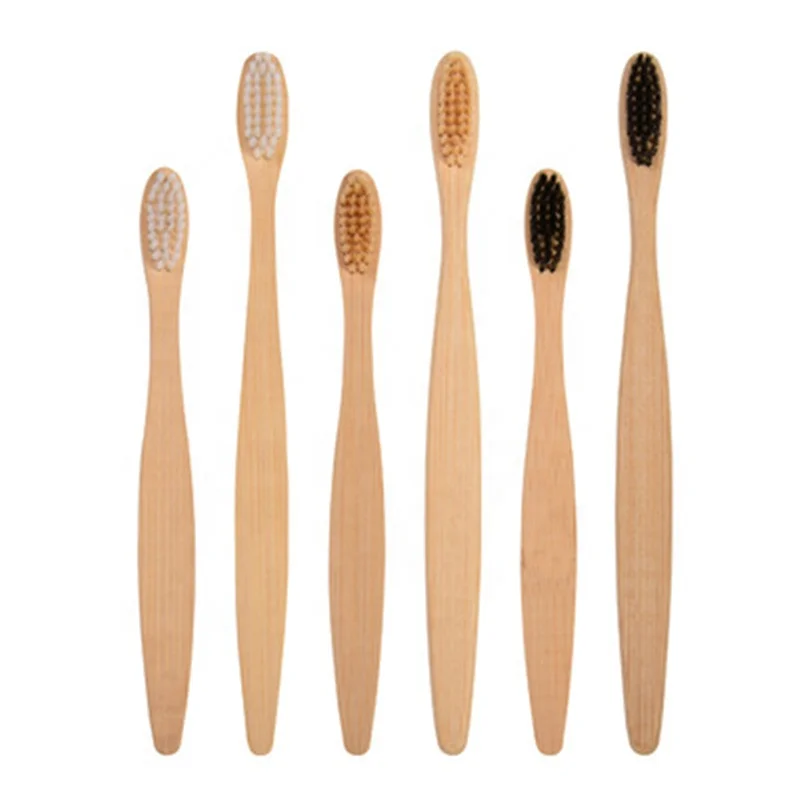 

Soft Wool Reusable Biodegradable Hotel Bamboo Toothbrush