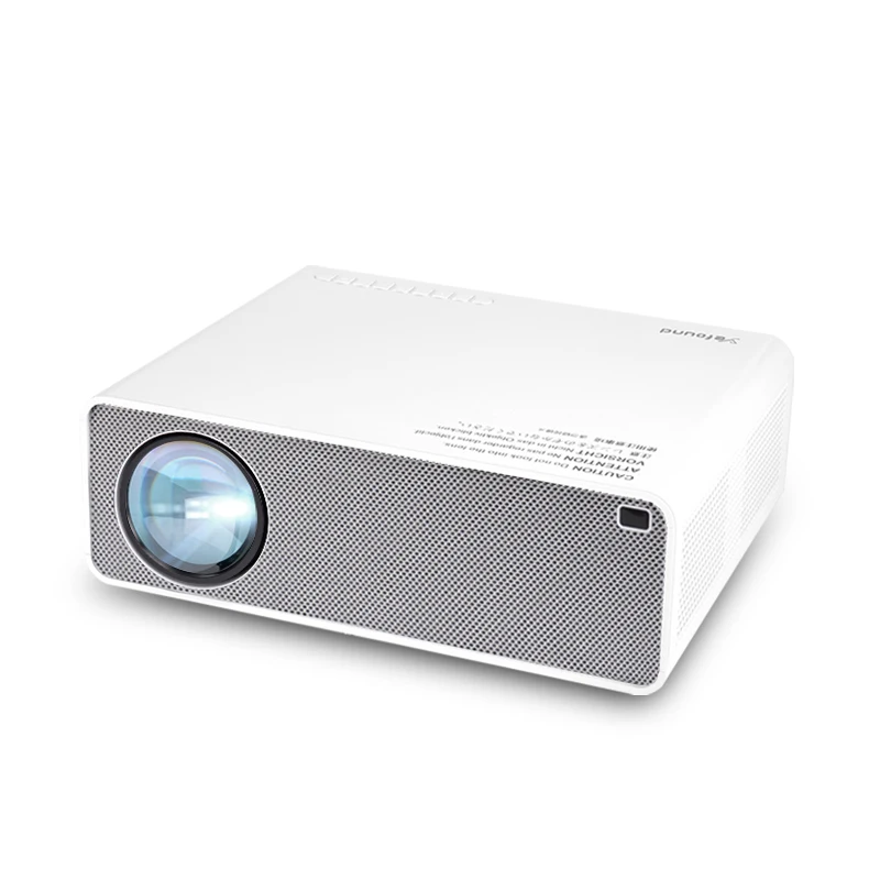 

Mainstream 1080P 7500 Lumens Home Theater Full Hd Office Projector 7500 Lumens 4K Led PC Proyector, White+gray