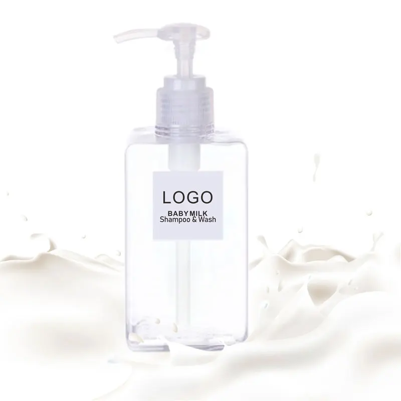 
Oem Customized whitening shower gel body wash foaming goat milk baby body wash shampoo 