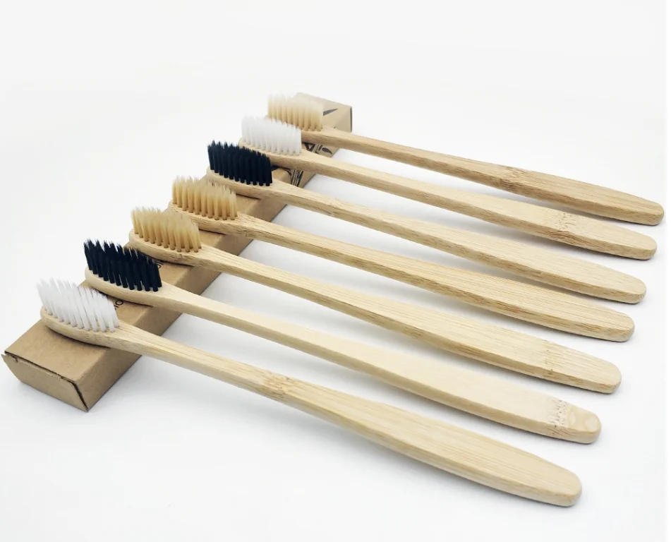 

Eco-friendly bristle bamboo toothbrush 4 pack biodegradable toothbrush