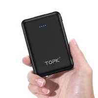 

TOPK 5000mAh Mini Power Bank Portable Dual Port Mobile Phone Charger Powerbank Station