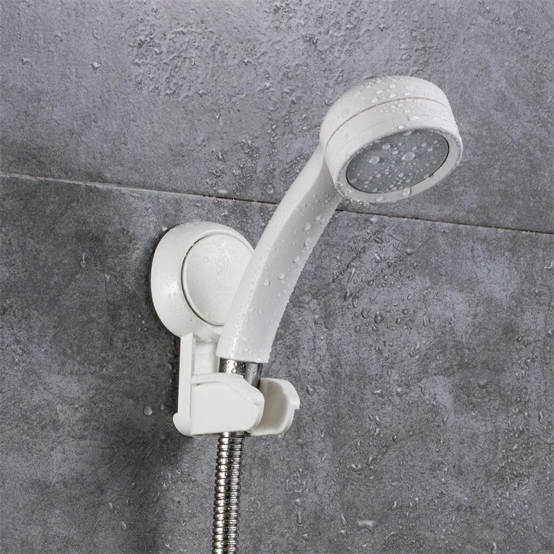 

TAILI Shower Suction Cup Plastic Storage Holder Super Suction Cup Shower Head Holder Shower Holder For Bathroom Hotel Bathhouse