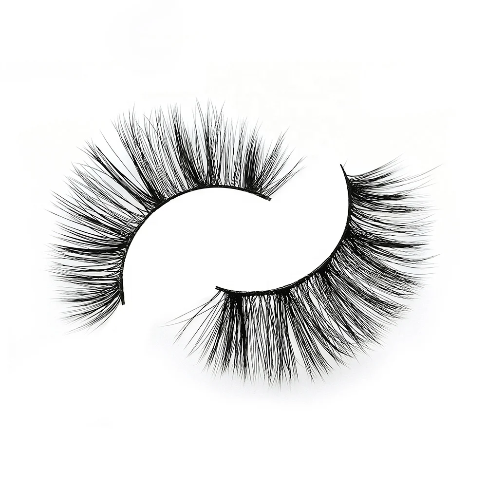

wholesale private label 3d premium fluffy silk mink eyelash extensions eyelashes