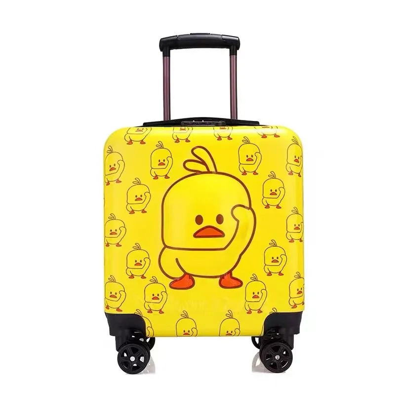 

custom design Children travel luggage bag Kids Trolley with wheels cartoon suitcase