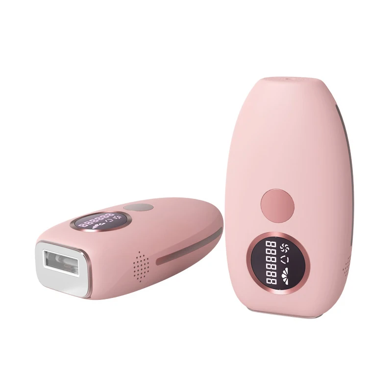 

2021 latest mini handheld LOGO digital leg hair remover ICE IPL las hair removal handset, White or customized