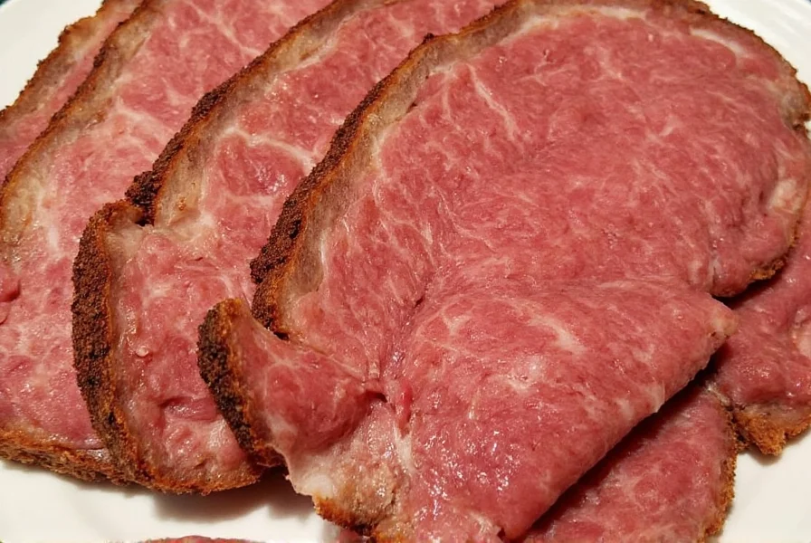Homemade pastrami spice mix in a glass jar