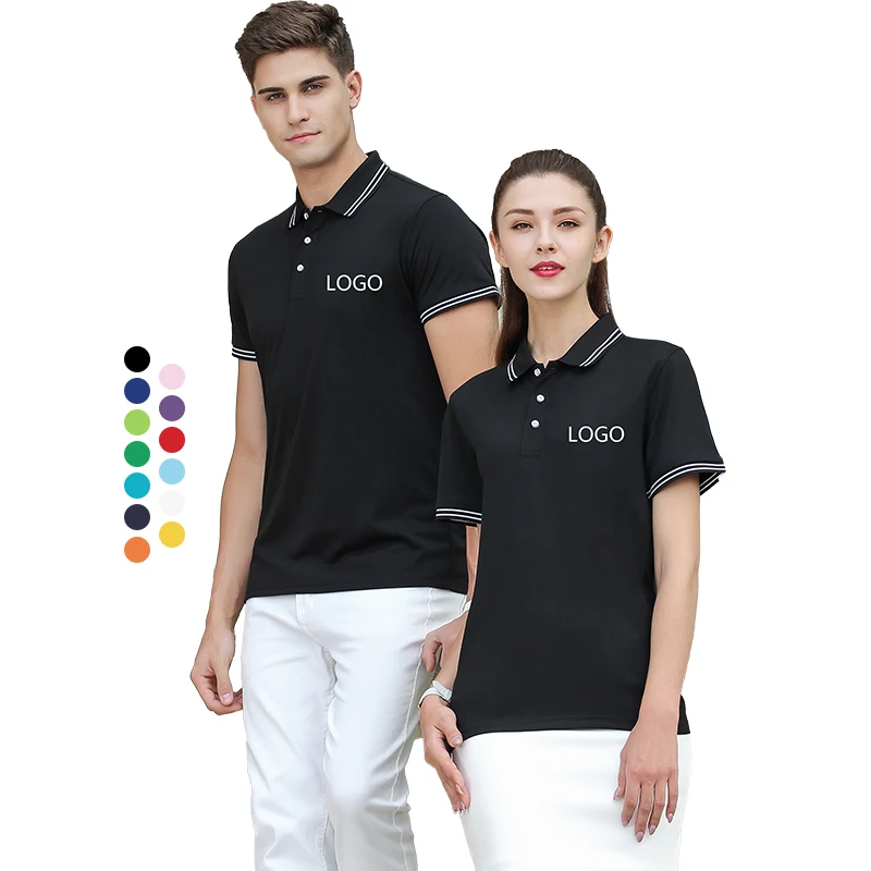 

100 Cotton Custom Embroidered Golf Men Camisas Polos Shirt, Customized color