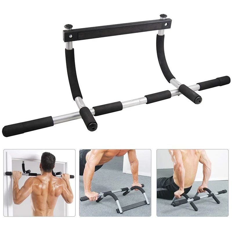 
2020 hot sale portable adjustable home gym exercise wall doorway chin horizontal pull up bar 