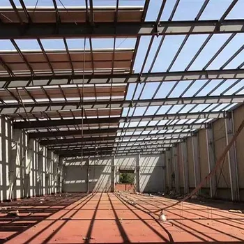 Prefabricated Steel Structural Roof Trusses Warehouse Buildings For ...