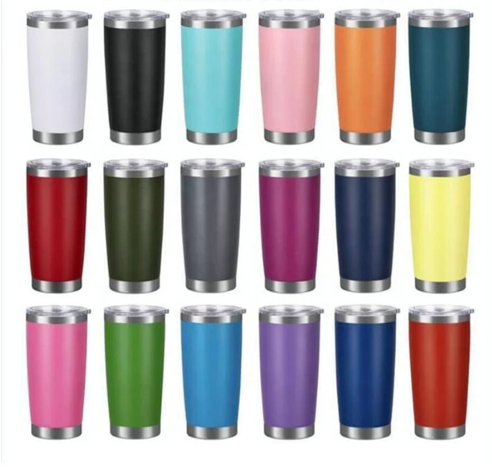 

Private Label 20OZ Wine Bottle tumblers cups 20 oz double walled vacuum insulated stainless steel Skinny tumbler, Mix color